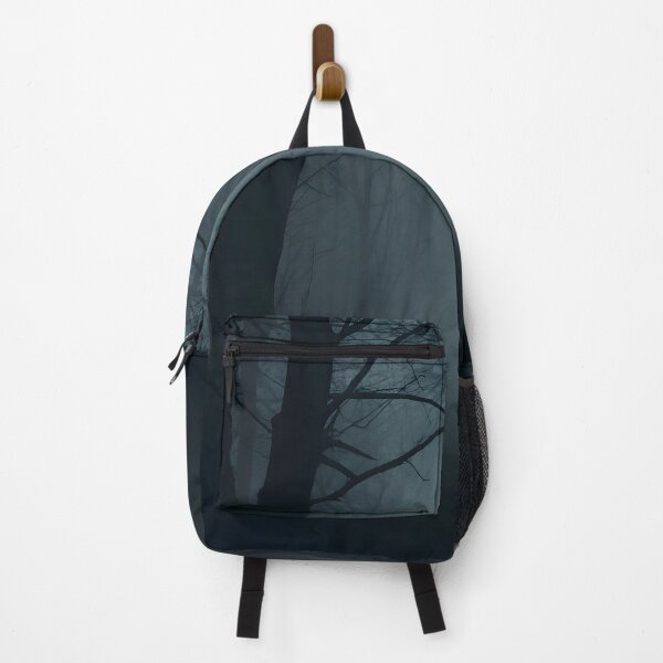 Item preview, Foggy Forest With Mysterious Figure Dark Atmospheric Art designed and sold by PandaTShirtShop.