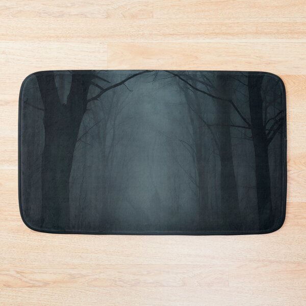 Item preview, Foggy Forest With Mysterious Figure Dark Atmospheric Art designed and sold by PandaTShirtShop.