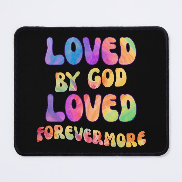 Item preview, LOVED by God, Loved Forevermore – Colorful Christian Typography Design designed and sold by emilykang.