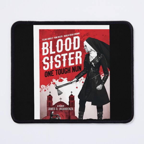 Item preview, Blood Sister One Tough Nun Movie Poster - Infinite Jest - David Foster Wallace designed and sold by HansHermana.