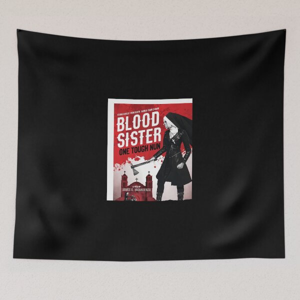 Item preview, Blood Sister One Tough Nun Movie Poster - Infinite Jest - David Foster Wallace designed and sold by HansHermana.