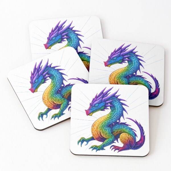 Item preview, Techno Rainbow Dragon designed and sold by FreddyE.