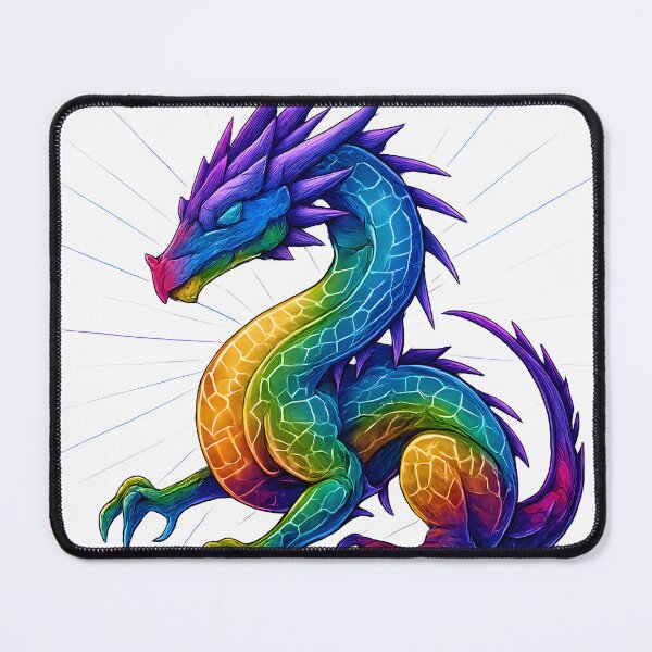 Item preview, Techno Rainbow Dragon designed and sold by FreddyE.