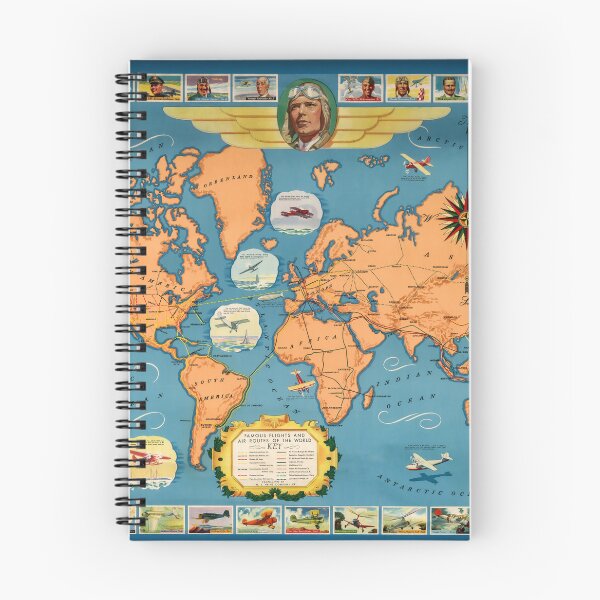 Item preview, Vintage Aviation World Map Poster designed and sold by PetsArt.