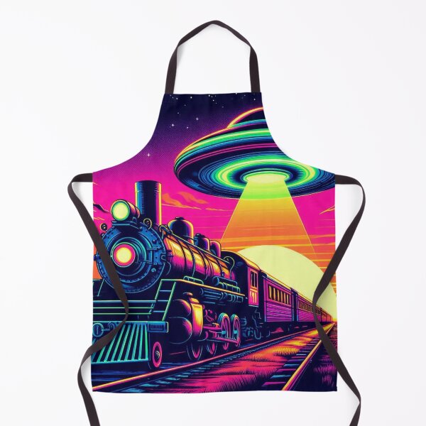 Item preview, Old train and ufo  designed and sold by Dogandesighn.