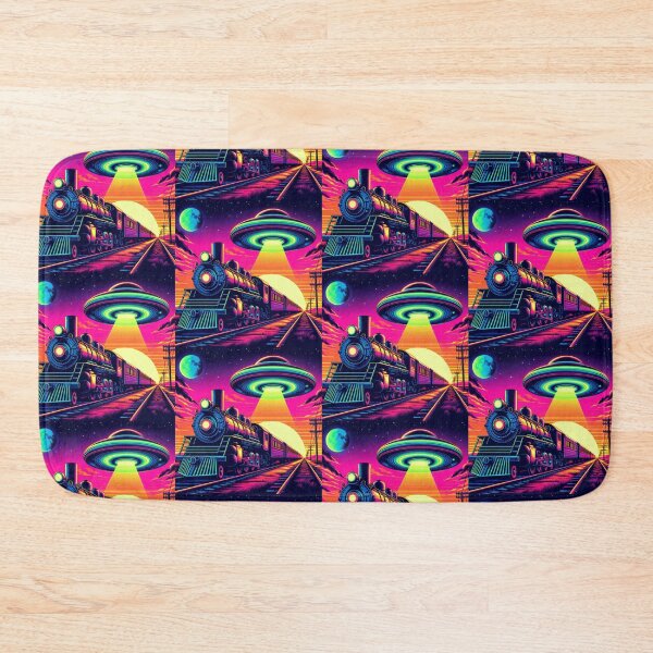 Item preview, Old train and ufo  designed and sold by Dogandesighn.