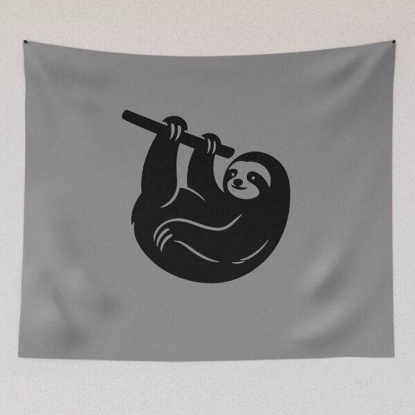 Item preview, Sleek Sloth Silhouette designed and sold by ArtistEmbrace.