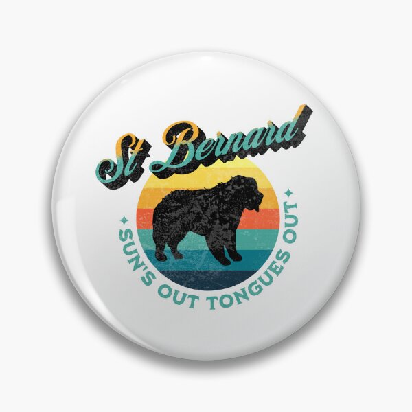 Item preview, St. Bernard Sun's Out Tongues Out Funny Summer designed and sold by Guarddogdrive.