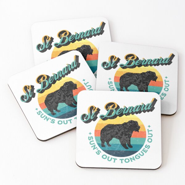 Item preview, St. Bernard Sun's Out Tongues Out Funny Summer designed and sold by Guarddogdrive.