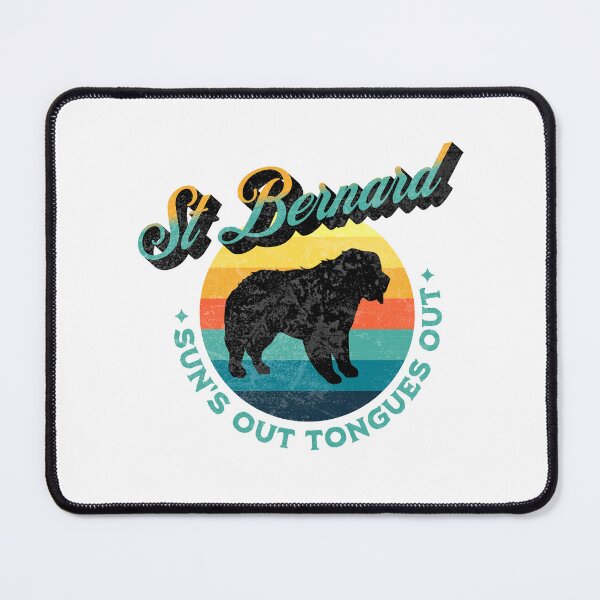 Item preview, St. Bernard Sun's Out Tongues Out Funny Summer designed and sold by Guarddogdrive.