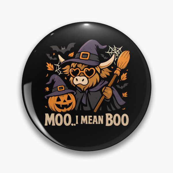 Item preview, Moo I Mean Boo Witch Highland Cow Halloween Costume  designed and sold by MizoX7.