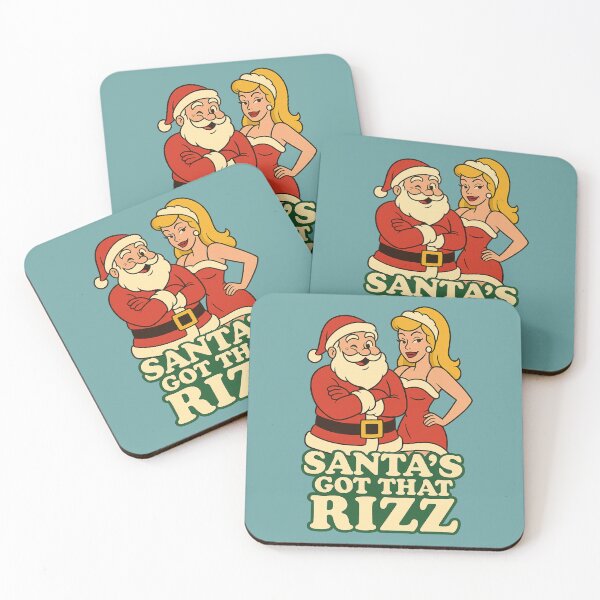 Item preview, Santa’s Got That Rizz – Funny Christmas Meme Cartoon designed and sold by Meandmyshop.