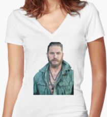 Tom Hardy Women's Fitted V-Neck T-Shirt