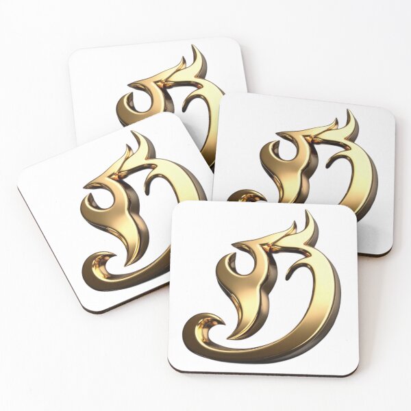 Item preview, Golden Flame Letter D – Luxury 3D Alphabet Design designed and sold by 1TruthMatrix.