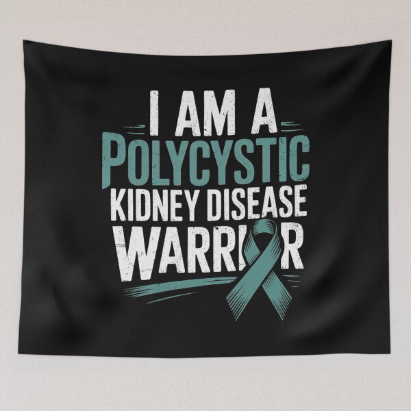 Artikelvorschau, Polyzystische Nierenerkrankung Krieger PKD Teal Ribbon Awareness entworfen und verkauft von Vastingan.