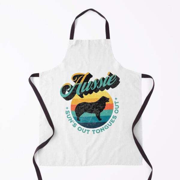Item preview, Aussie Australian Shepherd Sun's Out Tongues Out designed and sold by Guarddogdrive.