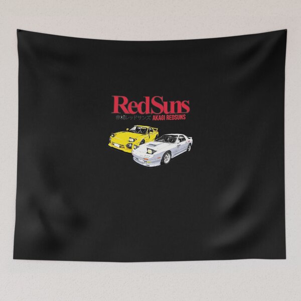 Item preview, Initial-D-Redsuns-Rx7-Manga-Anime-Drift designed and sold by ushrvtldo.