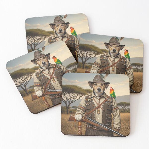 Item preview, DOG HUNTER . FUNNY AFRICA HUNTING DOG designed and sold by Obinne.