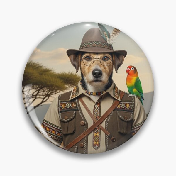 Item preview, DOG HUNTER . FUNNY AFRICA HUNTING DOG designed and sold by Obinne.