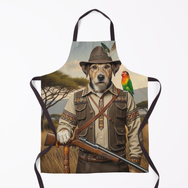 Item preview, DOG HUNTER . FUNNY AFRICA HUNTING DOG designed and sold by Obinne.