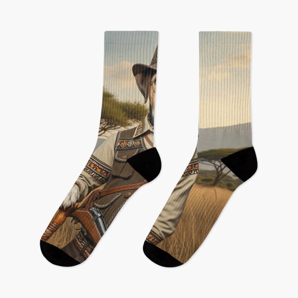 Item preview, DOG HUNTER . FUNNY AFRICA HUNTING DOG designed and sold by Obinne.