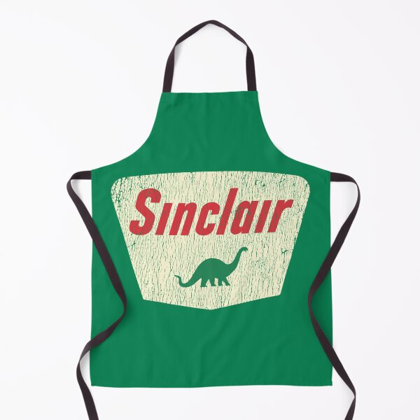 Item preview, Sinclair oil vintage emblem - worn, aged, jurassic print! designed and sold by retropetrol.