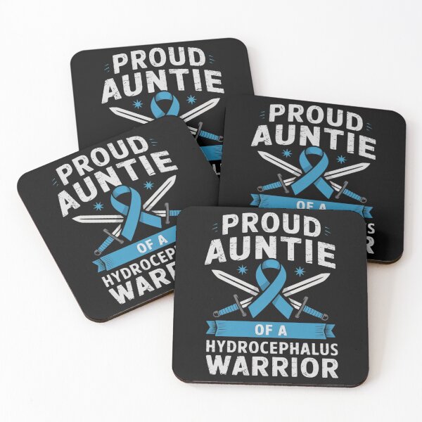 Item preview, Proud Auntie Of A Hydrocephalus Warrior Awareness Ribbon  designed and sold by Vastingan.