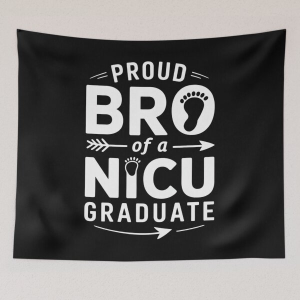 Item preview, Proud Brother of A NICU Graduate Micro Preemie Birth Sibling designed and sold by Vastingan.