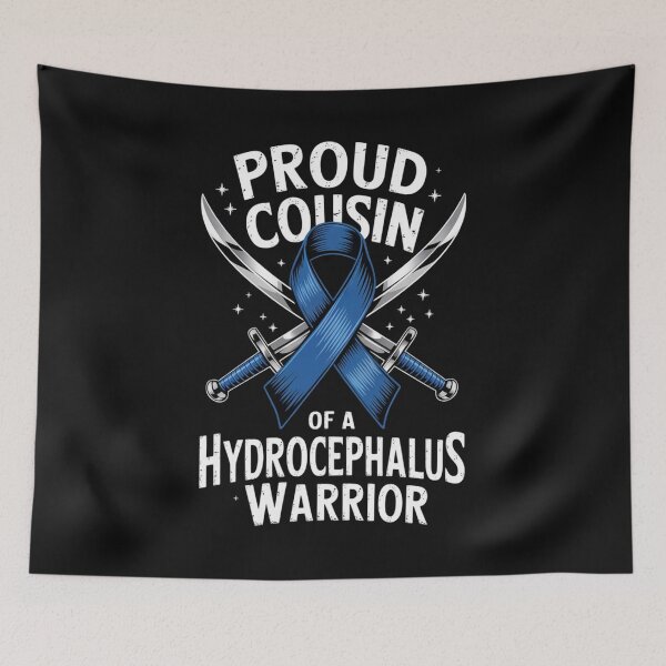 Item preview, Proud Cousin Of A Hydrocephalus Warrior Awareness Ribbon designed and sold by Vastingan.