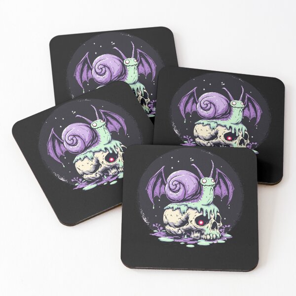 Item preview, Halloween Skull Spooky Gothic Snail Wing designed and sold by LoomLevel.