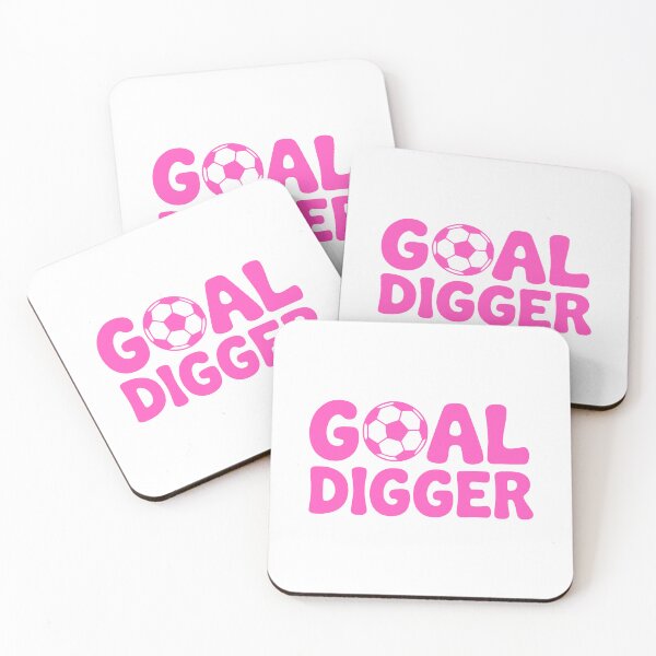 Item preview, Goal Digger! Pink Soccer Girl designed and sold by PMCreative.