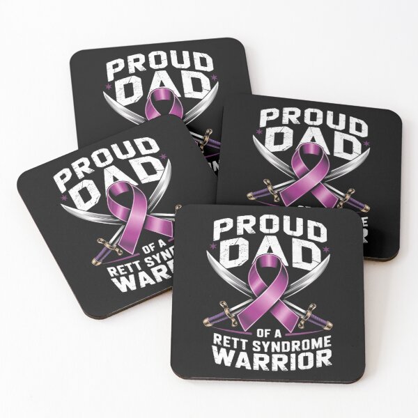 Item preview, Proud Dad Of A Rett Syndrome Warrior RTT Awareness Daddy designed and sold by Vastingan.