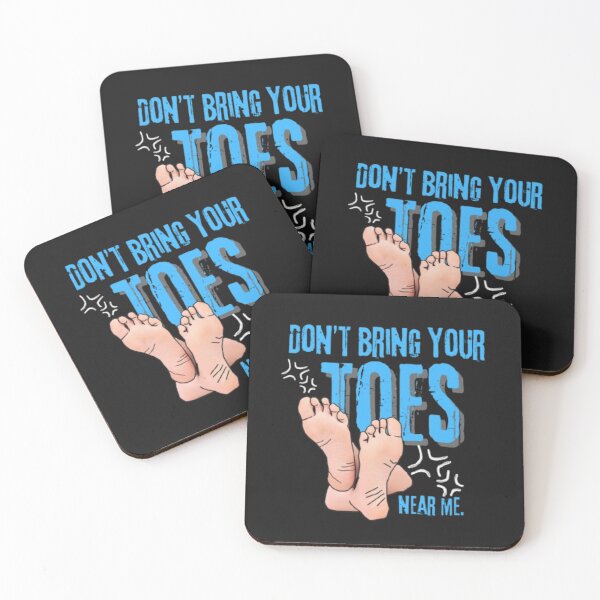 Item preview, Don't Bring Your Toes Near Me | Funny Phobia Shirt designed and sold by Antik by Schulz.
