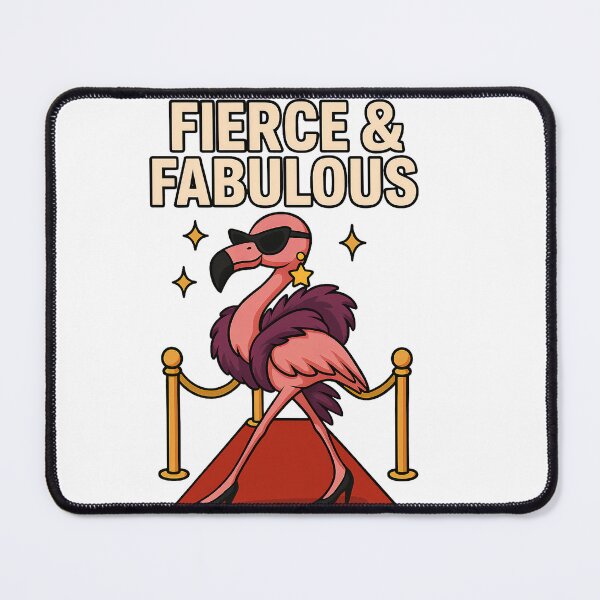 Item preview, Fierce & Fabulous Red Carpet Flamingo designed and sold by pinkchaossquad.
