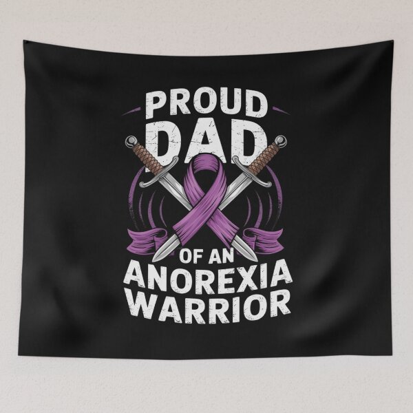 Item preview, Proud Dad Of An Anorexia Warrior Eating Disorder Awareness designed and sold by Vastingan.