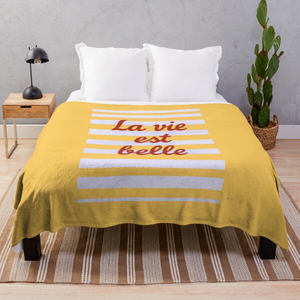 Item preview, La Vie Est Belle – French Quote Minimalist Typography Art designed and sold by SuccessHunters.