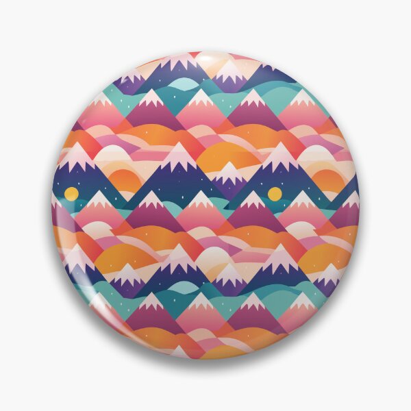 Item preview, Mountain During Sunset Pattern designed and sold by ibi2444.
