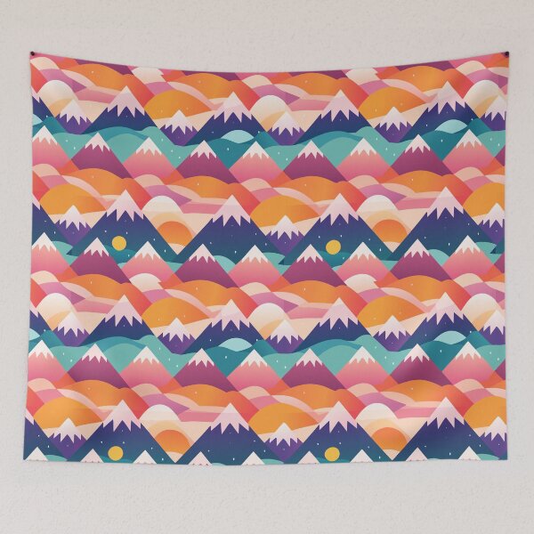 Item preview, Mountain During Sunset Pattern designed and sold by ibi2444.