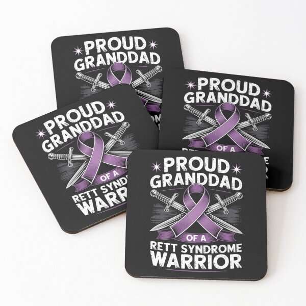 Item preview, Proud Granddad Of A Rett Syndrome Warrior Awareness Grandpa  designed and sold by Vastingan.