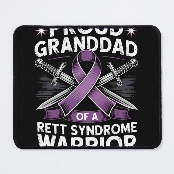 Item preview, Proud Granddad Of A Rett Syndrome Warrior Awareness Grandpa designed and sold by Vastingan.