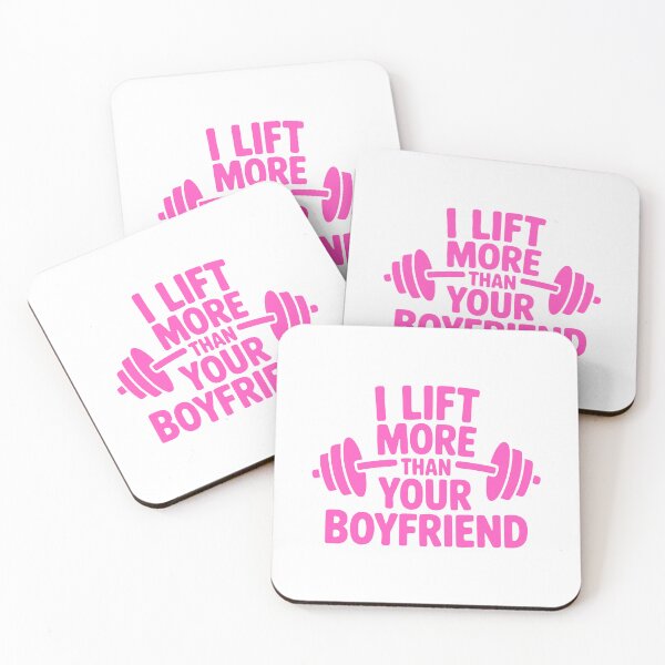 Item preview, I Lift More Than Your Boyfriend! Pink Girly designed and sold by PMCreative.