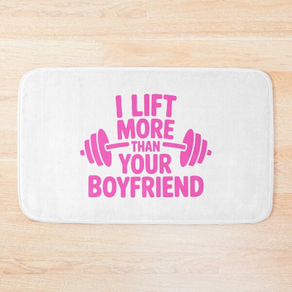 Item preview, I Lift More Than Your Boyfriend! Pink Girly designed and sold by PMCreative.
