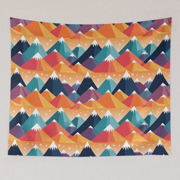Item preview, Mountain During Sunset Pattern designed and sold by ibi2444.