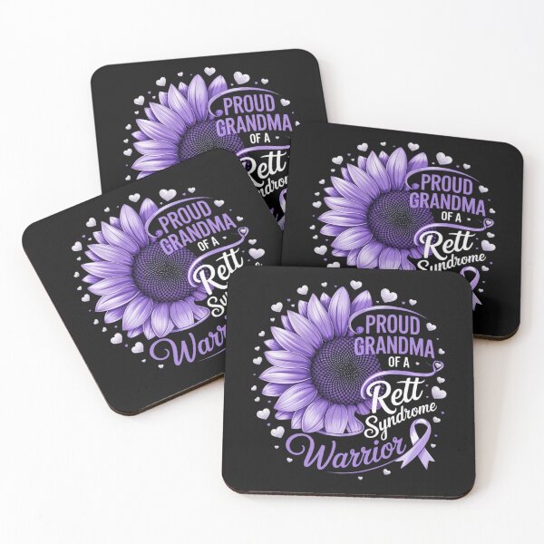 Item preview, Proud Grandma Of A Rett Syndrome Warrior Awareness Purple designed and sold by Vastingan.