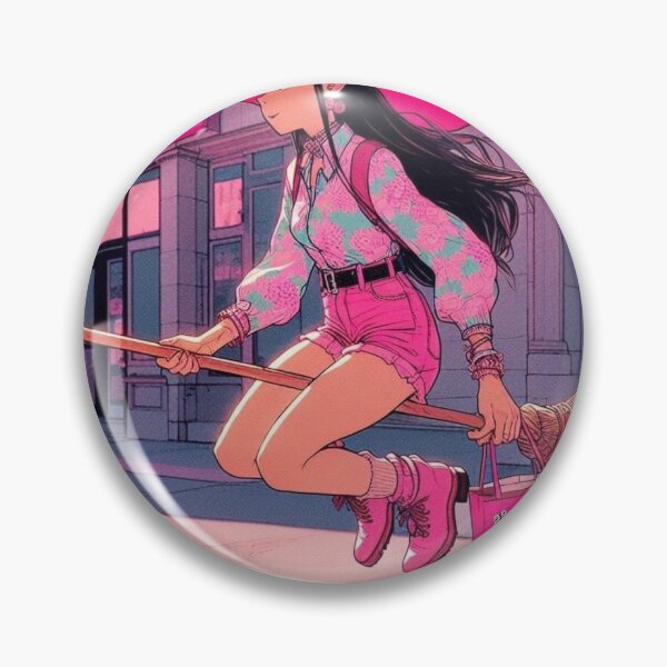 Item preview, "Witch, Please! I'm Just Broomin' Through the City" designed and sold by Print Fiction.