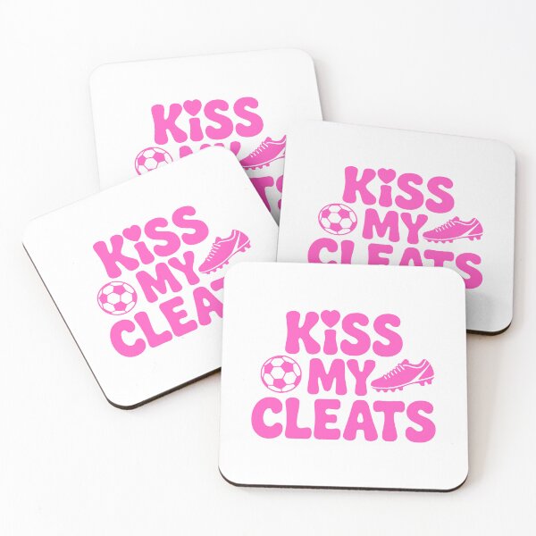 Item preview, Kiss My Cleats! Pink Girly designed and sold by PMCreative.