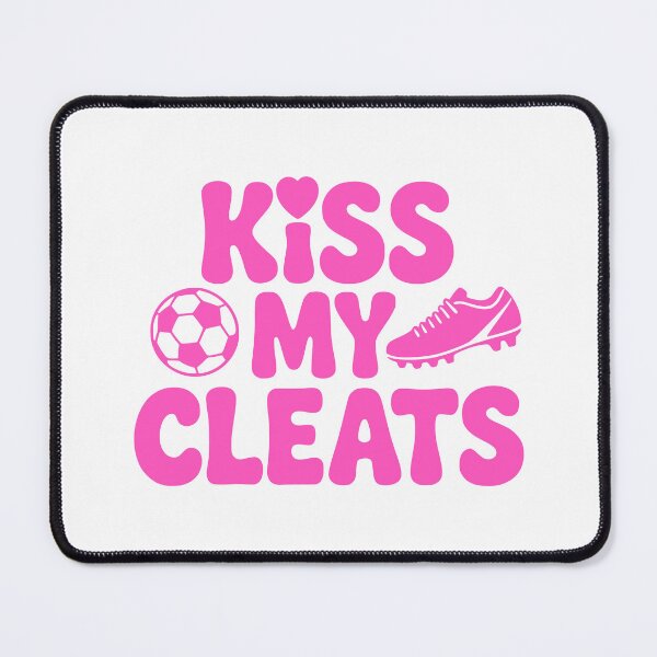 Item preview, Kiss My Cleats! Pink Girly designed and sold by PMCreative.