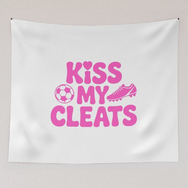 Item preview, Kiss My Cleats! Pink Girly designed and sold by PMCreative.