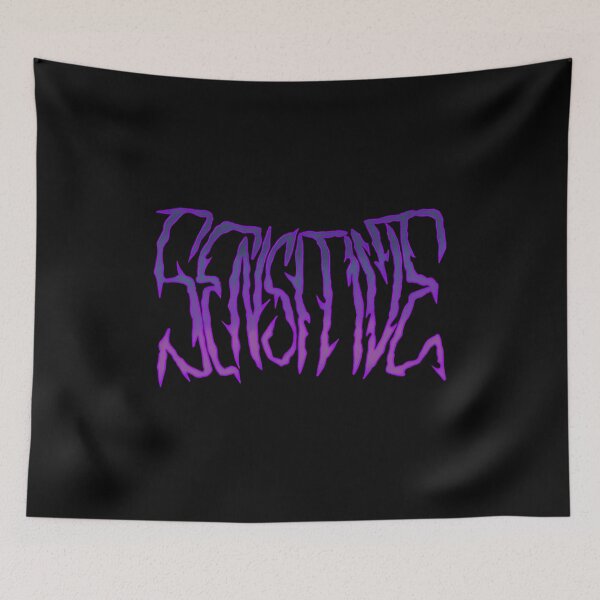 Item preview, Sensitive Blue Neon Grunge designed and sold by SunshineHouse.