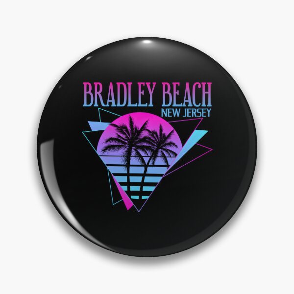 Item preview, Beach Vaporwave Vacation Bradley Beach designed and sold by hzibfldecjq42.